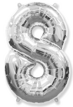 Large Foil Balloon Number "8"