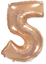 Large Foil Balloon Number "5"
